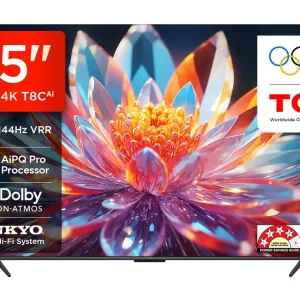 TCL 164 cm (65 inches) 4K Ultra HD Smart QLED Google TV 65T8C