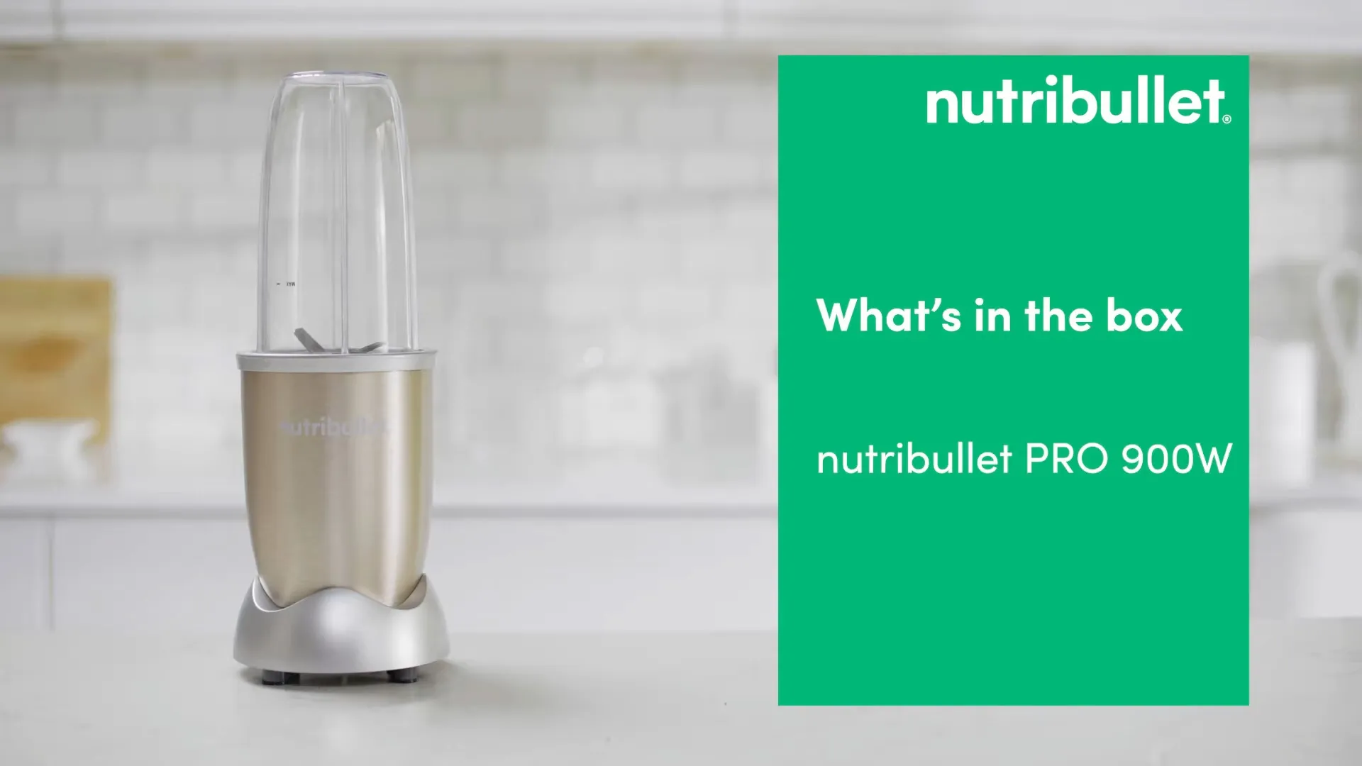 Nutribullet Pro 900W Champagne Gold, 12 Pcs Set, Usa #1 Mixer / Grinder / Smoothie Maker, "The Original ", Food Processor, Best Blender, 3 Unbreakable Jars, 2 Blade Set (Wet & Dry) - 900 Watts - Image 3